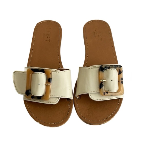 LOFT Outlet Buckle Slide Sandals - Picture 8 of 10